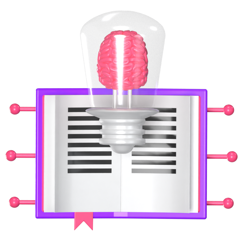 멀티모달 학습 3D 애니메이션 아이콘 3D Graphic