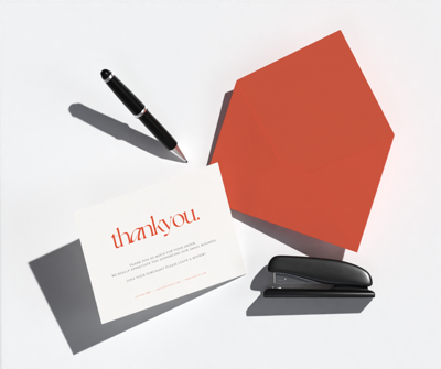 Stationery Envelope With Pen And Stapler 3D 3D Template