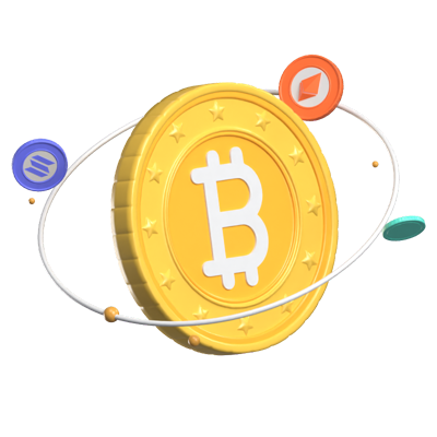 Crypto Currency 3D Animated Icon 3D Graphic