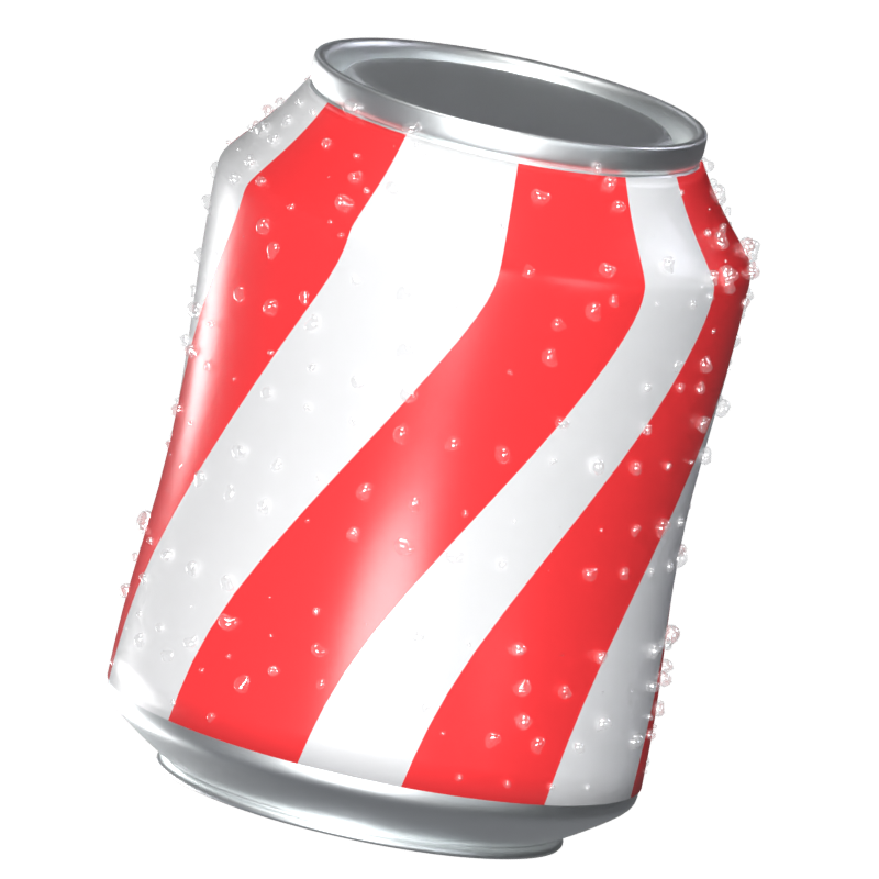 Soft Drink 3D Animated Icon 3D Graphic