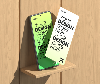 Animated Phone 3D Mockup With Multiple Screen 3D Template