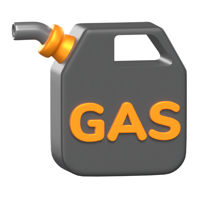 3D Gasoline Canister 3D Graphic