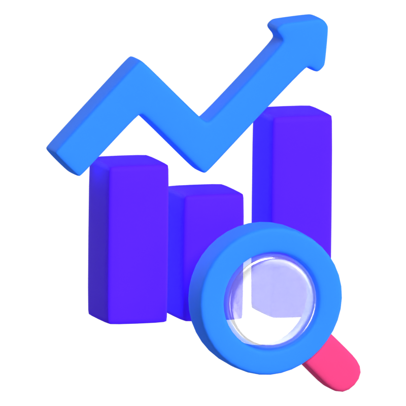 Analysis Target 3D Icon Model 3D Graphic