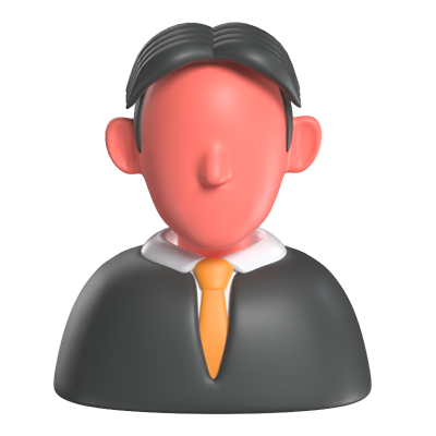 3D Male Accountant 3D Graphic