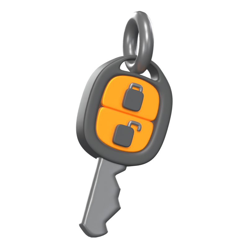 3D Digital Car Key 3D Graphic