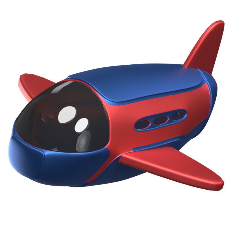 Space Shuttle 3D Animated Icon 3D Graphic