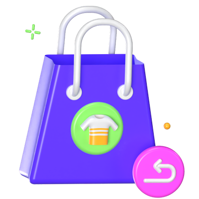 Return Product 3D Animated Icon 3D Graphic