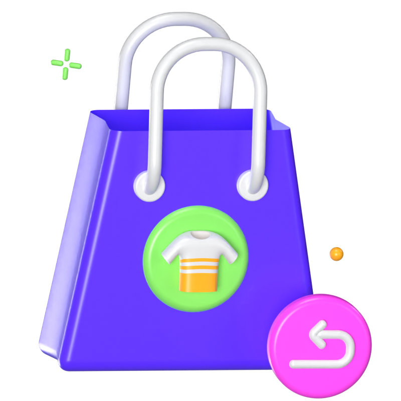 Return Product 3D Animated Icon 3D Graphic