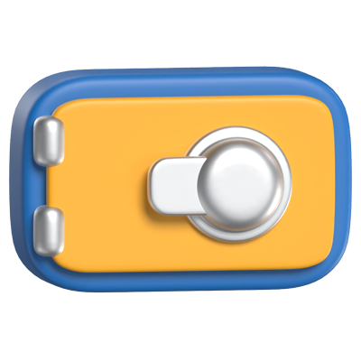 Safety Box 3D Icon Model 3D Graphic