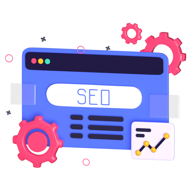 Technical SEO 3D Animated Icon 3D Graphic