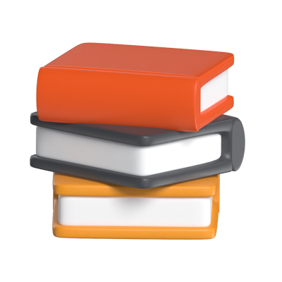 Book Apps 3D Icon Model For UI 3D Graphic