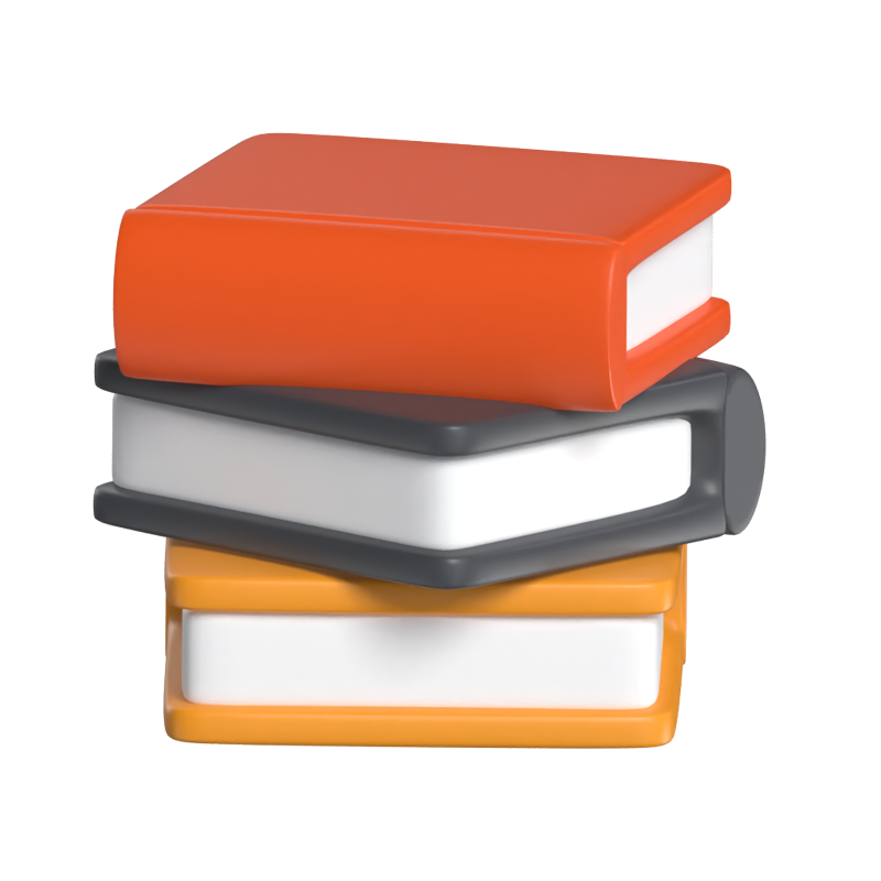 Book Apps 3D Icon Model For UI 3D Graphic