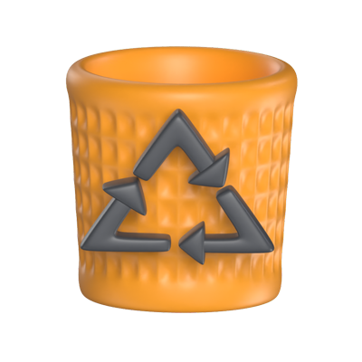 Recycle Bin 3D Icon Model For UI 3D Graphic