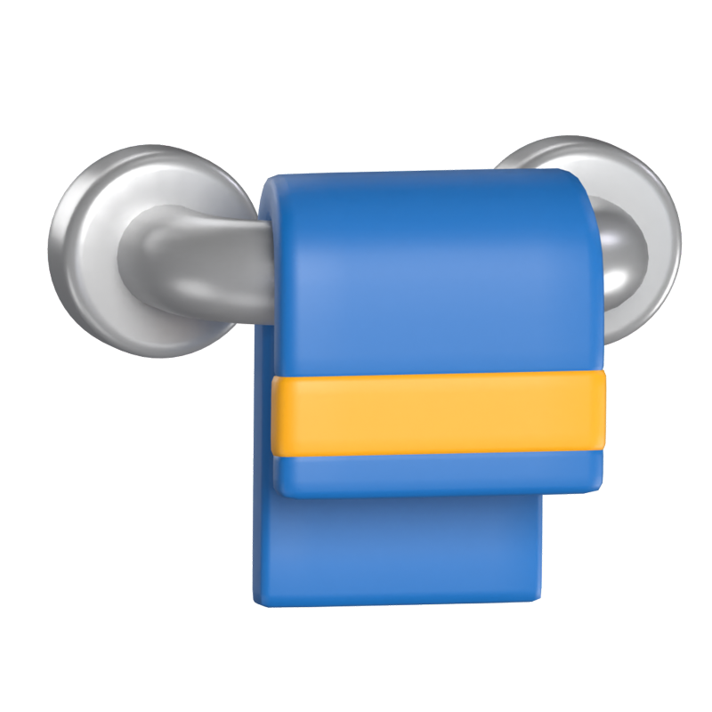 Hanging Towel 3D Icon Model