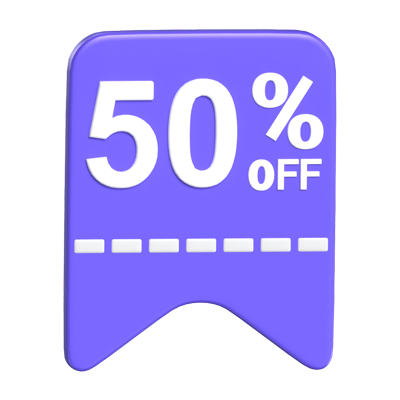 3D Discount Savings With Visual Precision 3D Graphic