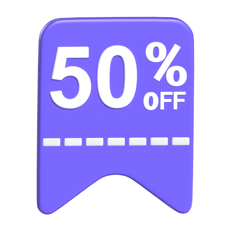 3D Discount Savings With Visual Precision 3D Graphic