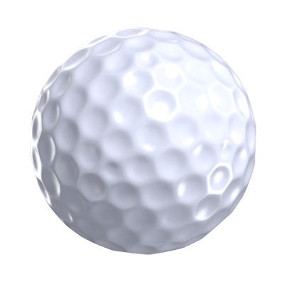 Golf Ball 3D Icon Model 3D Graphic