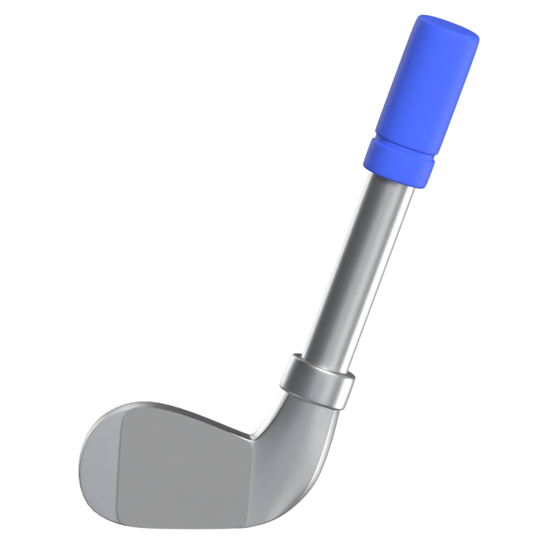 Golf Stick 3D Icon Model 3D Graphic