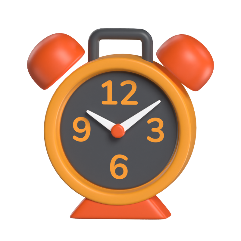 Clock 3D Icon Model For UI 3D Graphic