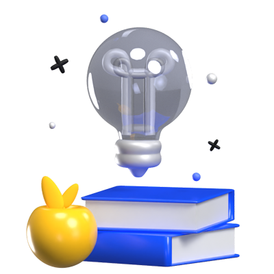Knowledge 3D Animated Icon 3D Graphic