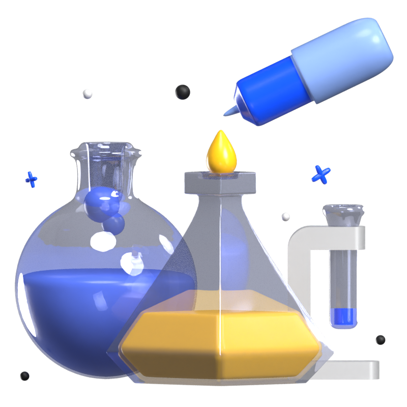 Science 3D Animated Icon 3D Graphic