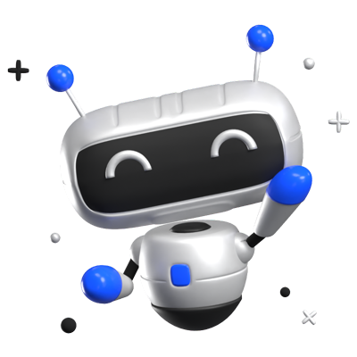 Robot 3D Animated Icon 3D Graphic