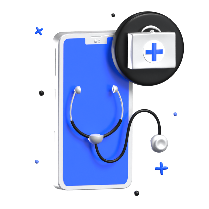 Digital Medicine 3D Animated Icon 3D Graphic