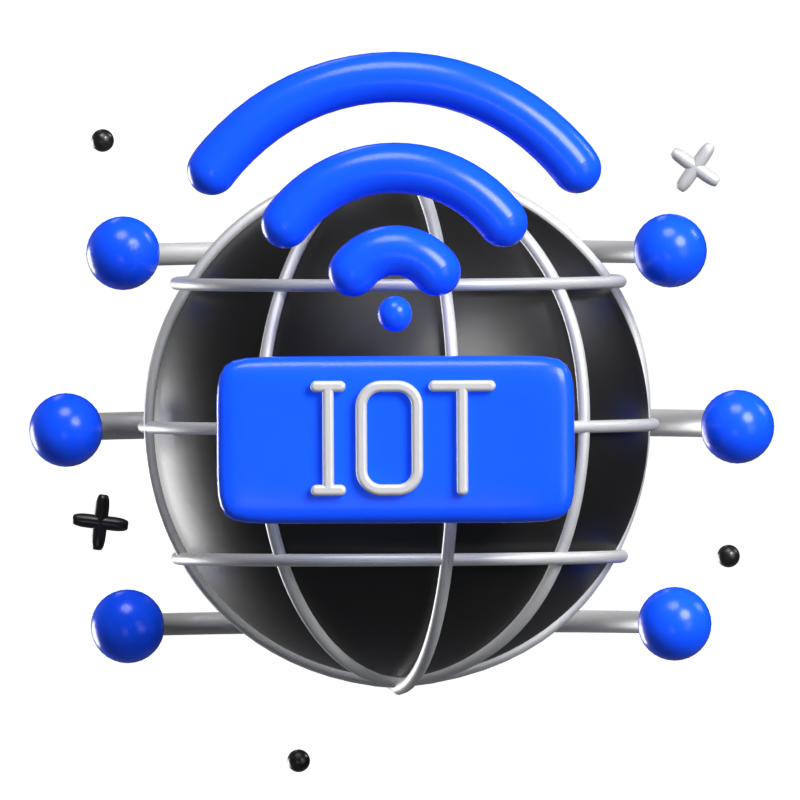 Internet Of Things 3D Animated Icon 3D Graphic