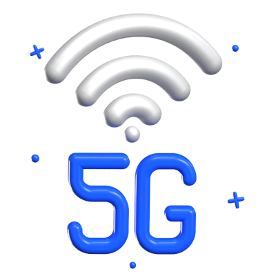 Signal 5G 3D Animated Icon 3D Graphic