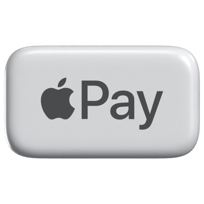 pago con iconos 3d de apple pay 3D Graphic
