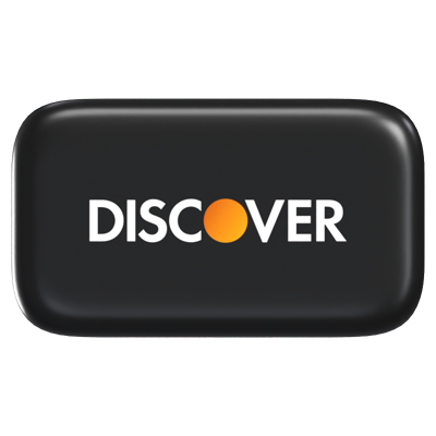 Discover 3D Icon Payment 3D Graphic