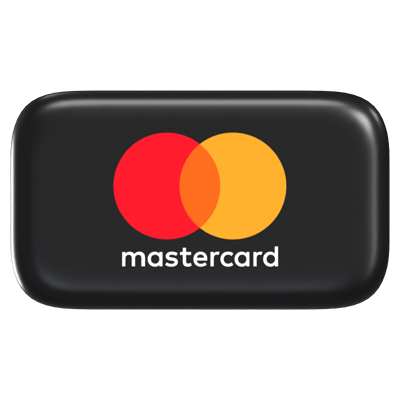Mastercard 3D Icon Payment  3D Graphic