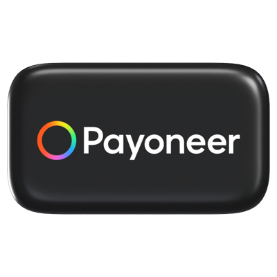 Payoneer 3D Icon Payment 3D Graphic