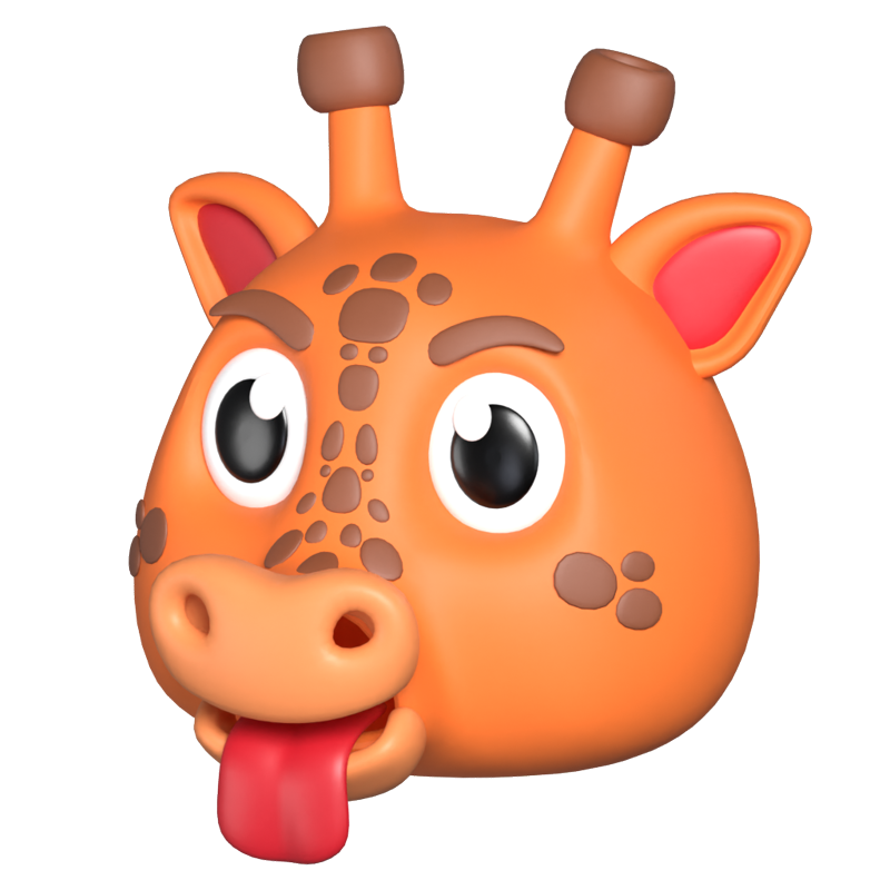 Girafa 3D Graphic