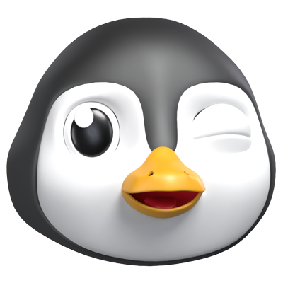 Penguin 3D Graphic