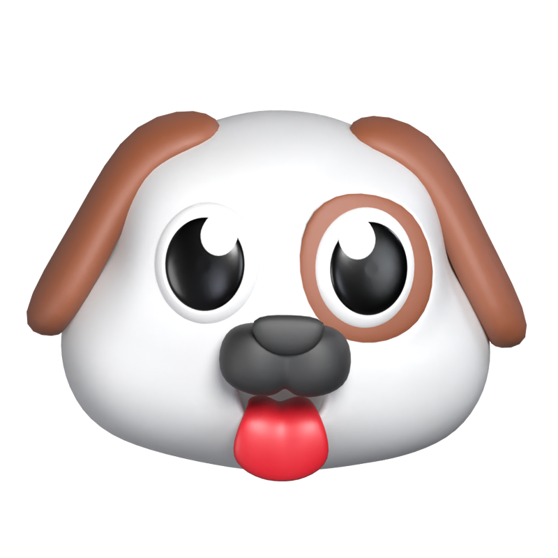 Dog 3D Graphic