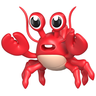 Lobster 3D Graphic