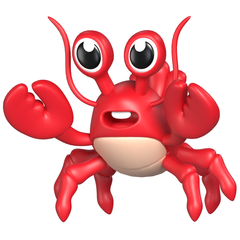 Lobster 3D Graphic