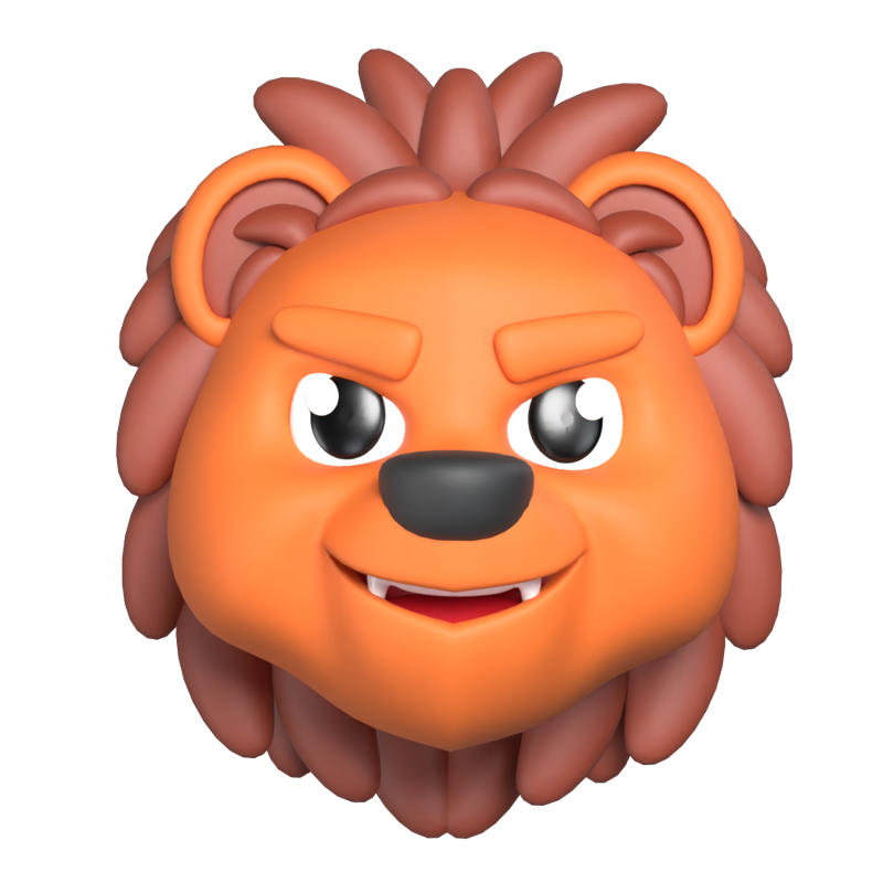 Lion 3D Graphic