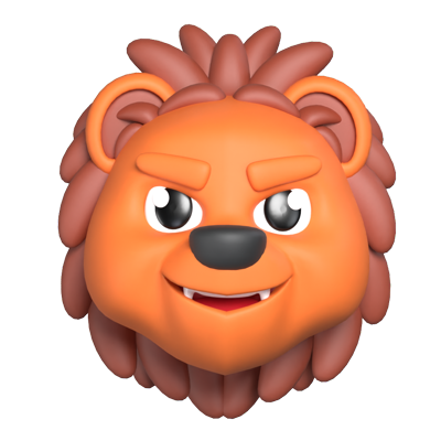 Lion 3D Graphic