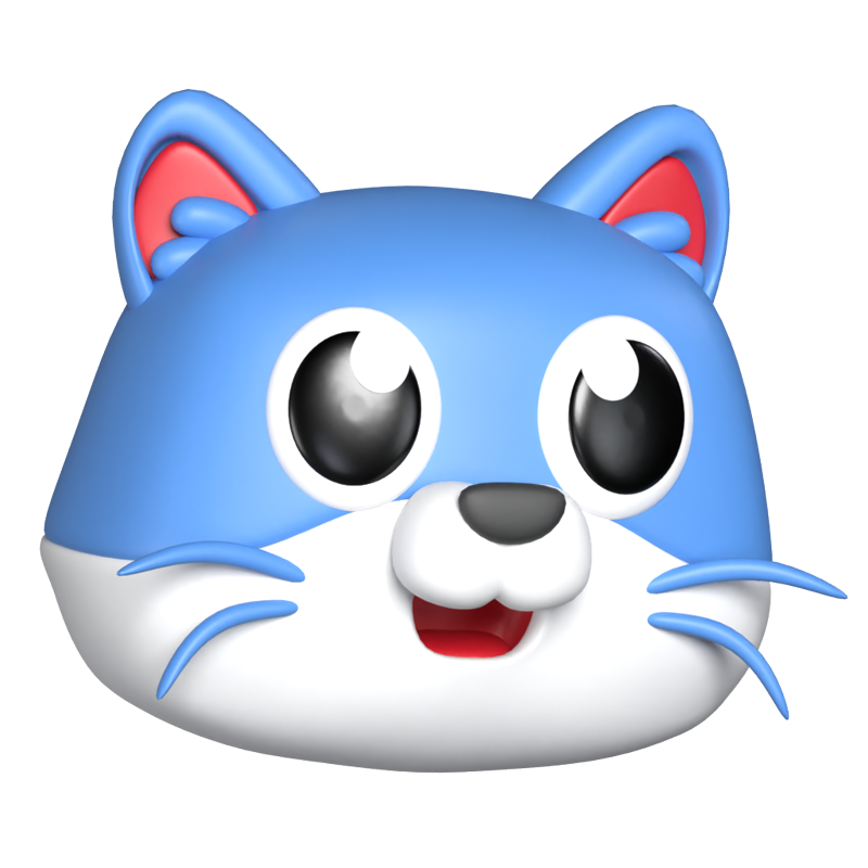 Katze 3D Graphic