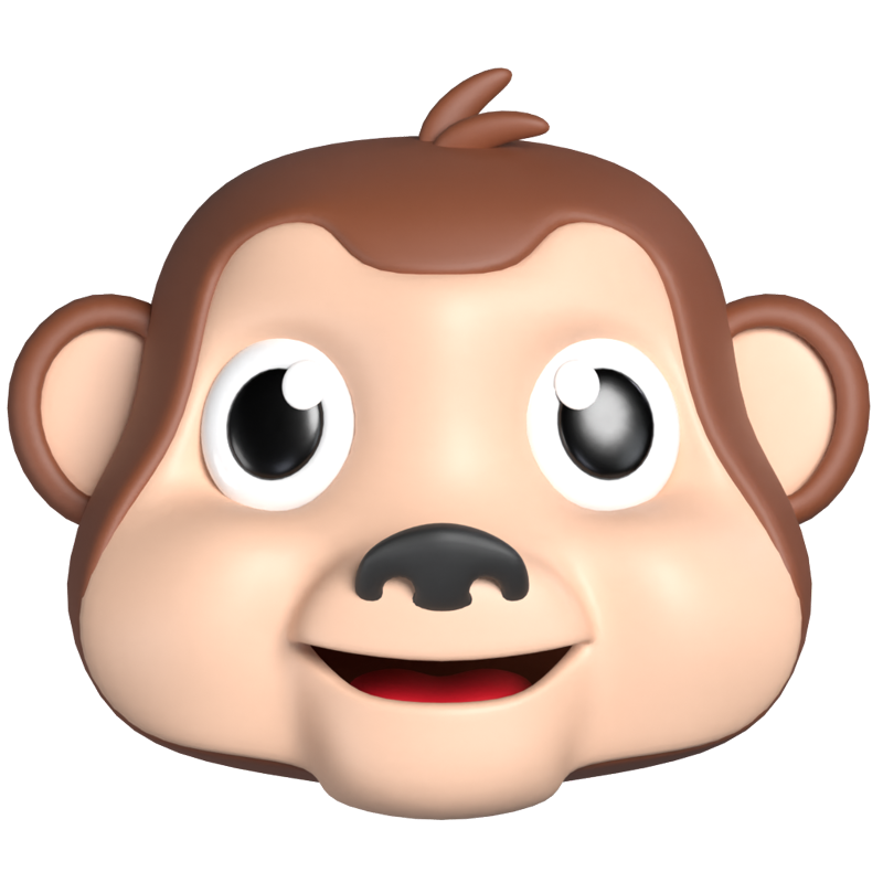 Monkey 3D Graphic