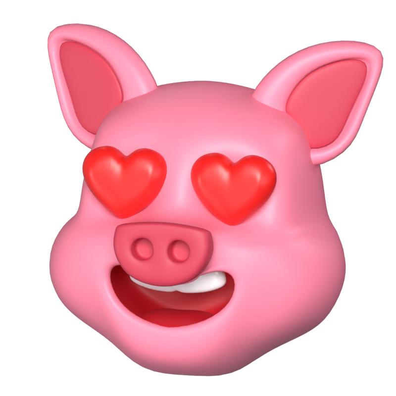 Pig 3D Graphic