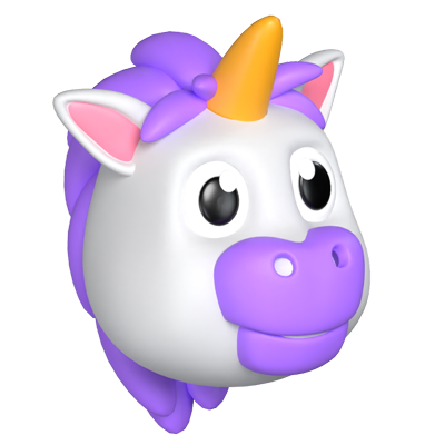 Unicornio 3D Graphic