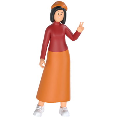 Woman 3D Graphic