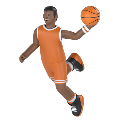 Basket Player 3D Graphic