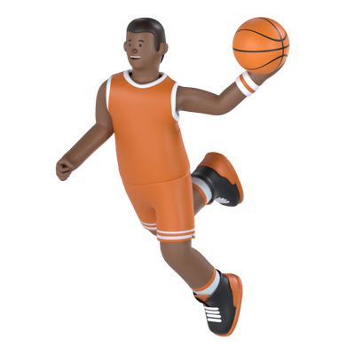 Basketballspieler 3D Graphic