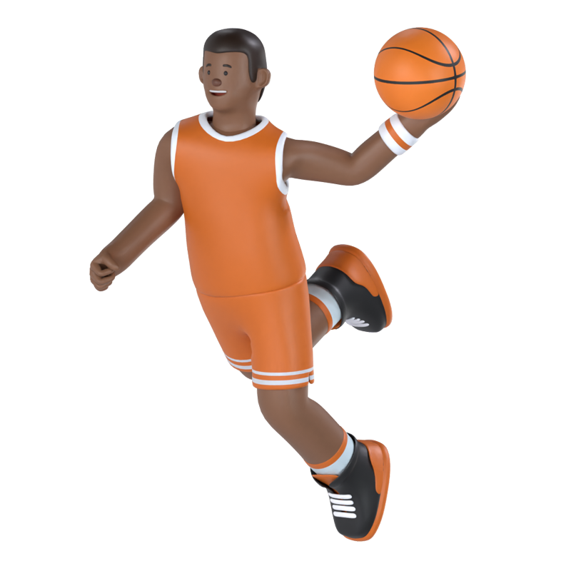 Basket Player 3D Graphic