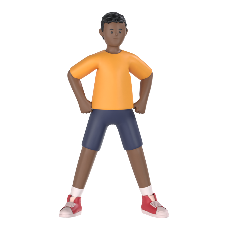 Boy 3D Graphic