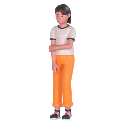 Girl 3D Graphic
